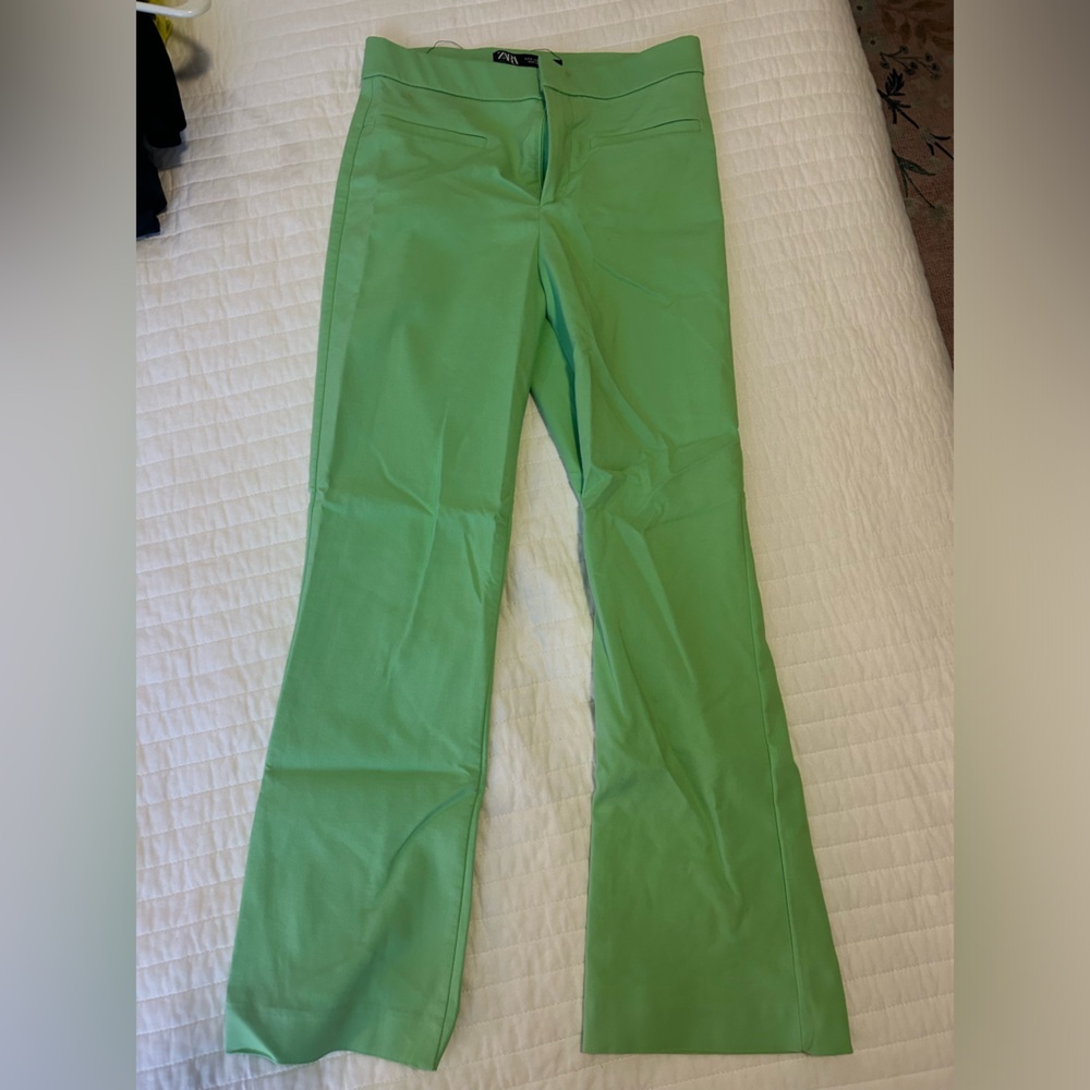Green Zara pants!